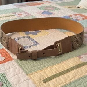 Chico’s Snake Embossed Belt